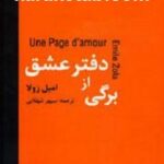 برگی از دفتر عشق